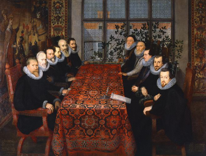 The Somerset House Conference  1604  London  Unknown Artist     National Portrait Gallery  London    NPG665